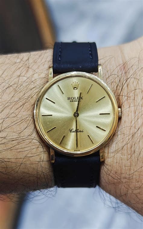 rolex cellini 18k solid gold unisex